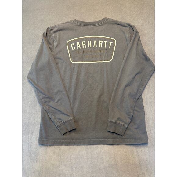Carhartt Other - Carhartt 1889 Large Graphic Long Sleeve T-shirt  Fall 2022 Size L Gray